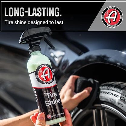Adam's Polishes Tire Shine 5 Gal - Spray Tire Dressing W/ SiO2 For Non Greasy Car Detailing | Use W/Tire Applicator After Tire & Wheel Cleaner | Tire Ceramic Coating Car Wax Like Tire Protection