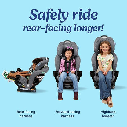 Graco Extend2Fit Convertible Baby Car Seat, Rear and Forward Facing, Adjustable Extension Panel for Extra Legroom, Ashten