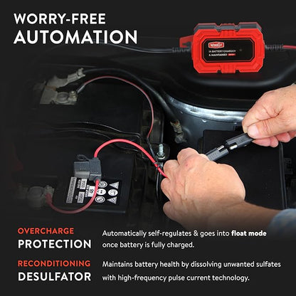 Weego C120 Jump Starter & Trickle Charger Bundle – Powerful Battery Solution for Your Vehicle - 1200 Cranking / 5000 Peak Amps