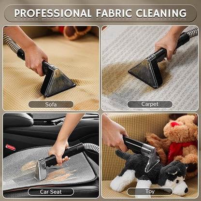 Airthereal S1 Carpet Cleaner Machine, Instant Heating Portable Upholstery Spot Cleaner, Shampooer Machine with Self-Cleaning, 14 Kpa Stain Remover Deep Cleaner for Pets, Stairs, Car Seat and Couch