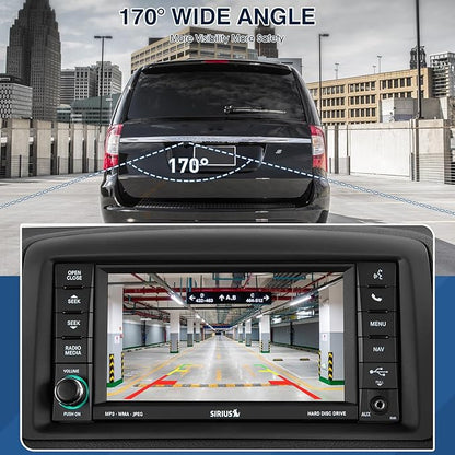 Rear View Backup Camera Fit for Chrysler Town & Country 2011-2016, fit for Dodge Grand Caravan 2011-2020, Reversing Parking Assist Camera OE Replacement 4672639AA,CH1960103