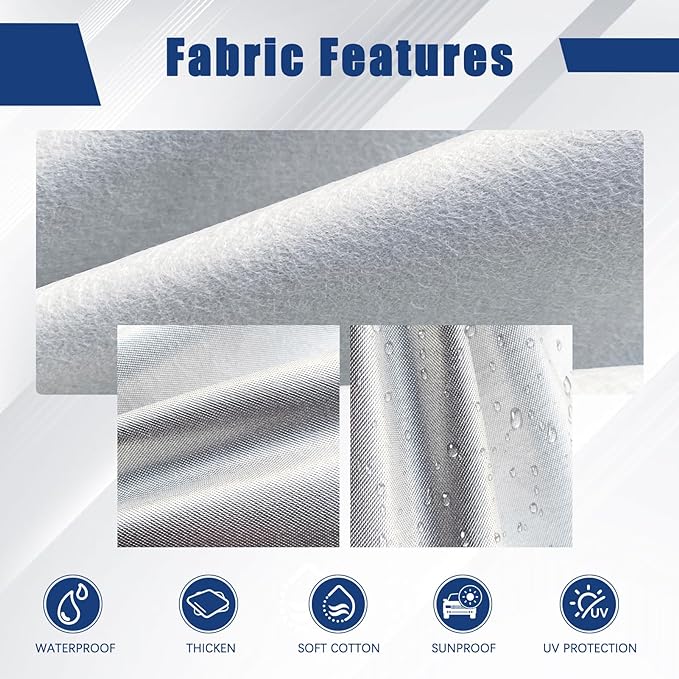 Kayme 6 Layers Car Cover Custom Fit for Kia Forte (2017-2025) Waterproof All Weather for Automobiles, Outdoor Full Cover Rain Sun UV Protection.Silver