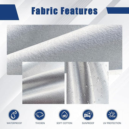 Kayme 6 Layers Car Cover Custom Fit for Kia Forte (2017-2025) Waterproof All Weather for Automobiles, Outdoor Full Cover Rain Sun UV Protection.Silver