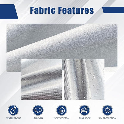 Kayme 6 Layers SUV Car Cover Custom Fit for Nissan Murano（2008-2025） Waterproof All Weather for Automobiles, Outdoor Full Cover Rain Sun UV Protection.Silver