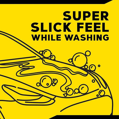 Meguiar's Hybrid Ceramic Wash & Wax - Sophisticated Car Wash Gently Cleans and Adds Shine and Slickness While Boosting Paint with Hybrid Ceramic Wax and Extreme Water Beading - 48oz
