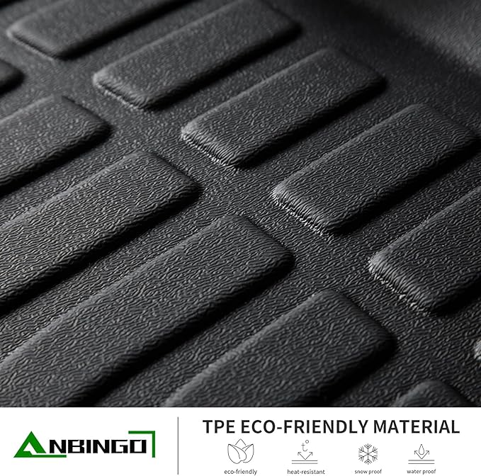 ANBINGO® Floor Mats Fit for Lincoln Corsair 2020-2025(NO PHEV)&Cargo Liner All Weather Mat for Lincoln Corsair TPE Car Matt Rugs for Lincoln Corsair Rubber Trunk Carpet for Corsair Accessories