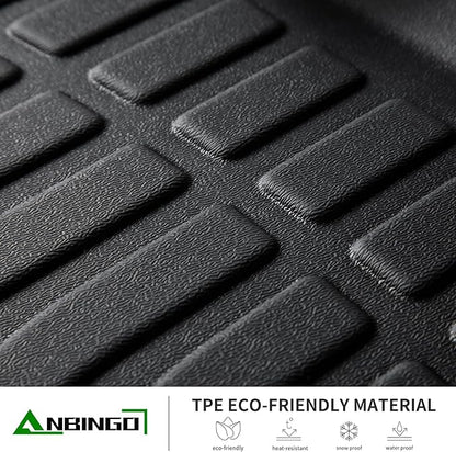 ANBINGO®Floor Mats Fit for Hyundai Tucson Hybrid (Only with Subwoofer) 2025-2022 Weather Car Mats Rug for Hyundai Tucson Hybrid TPE Trunk for Tucson Hybrid Rubber Liner for Tucson Hybrid Accessories