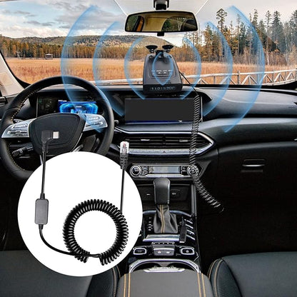 Radar Detector Cable with USB-C to RJ11 Plug Cord, 9.84Ft USB-C 5V-12V RJ11 Power Cord, for Uniden R1 R3 R7, Beltronics, Escort Passport 9500i, MAX360, Cobra, Radenso XP etc.
