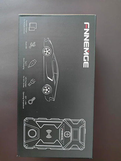 Car Jump Starter, 6000A Peak 26800mAh 12V Car Battery Starter(Up to All Gas, 10.0L Diesel Engine), with USB Quick Charge 3.0,LED Light,12V EC-5 Output.