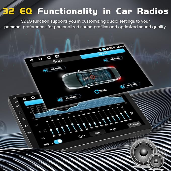 [4G+64G] Android 15 Car Stereo for Kia Cerato K3 Forte 2013-2018 with Wireless Carplay Android Auto, 9 Inch HD Touch Screen with WiFi GPS Bluetooth5.0 FM/RDS Radio 32EQ SWC Backup Camera MIC
