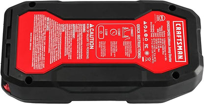 CRAFTSMAN Lithium Jump Starter and Portable Power Pack, CMXCESM262, 3-in-1, 2.4 Amp USB Port, LED Light, 2500 Amps, 12 Volt, for Motorcycle, Car, SUV, Truck, and Marine Batteries