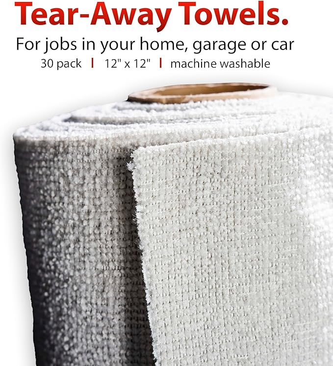 Adam's 5 Gallon Bucket-O-Towels (67pk) - Variety Car Detailing Bucket of Premium Microfiber Towels for Car Wash, Cleaning, Polishing, Car Wax, Ceramic Coating, Shop Towels & More