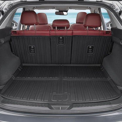 Floor Mats Set for Mazda CX-5 2017-2024 2025 Accessories, Full Coverage All Weather Floor Mats Cargo Mat with Backrest Protectors & Door Sill Guards