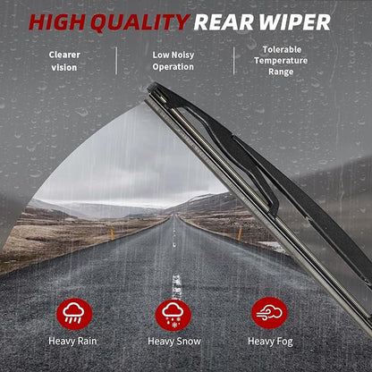 OTUAYAUTO Premium Windshield Wiper Blades - Replacement for Chevrolet Suburban Tahoe 2008-2014, Cadillac Escalade 2009-2014 Front and Rear Wipers J/U Hook - 22"+22"+12" (Pack of 3)