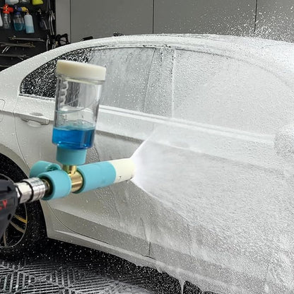 Tool Daily Foam Cannon with Dual Connector Accessory, Original Soap Cannon for Pressure Washer, 5 Power Washer Nozzle Tips, 1/4 Inch Quick Connect