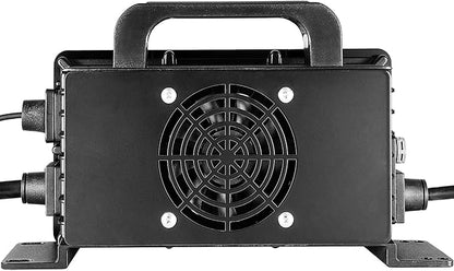 1400W Lead Acid Battery Charger 48 Volt 15 AMP 3-Pin Original Gray One-Piece Plug Club Car DS and Precedent Golf Carts