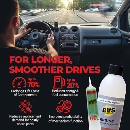 D8 engine oil treatment, For Diesel engines with a motor oil capacity up to 9 quarts; Safely Restore and protect your Car, Truck, Motorcycle and all other engines