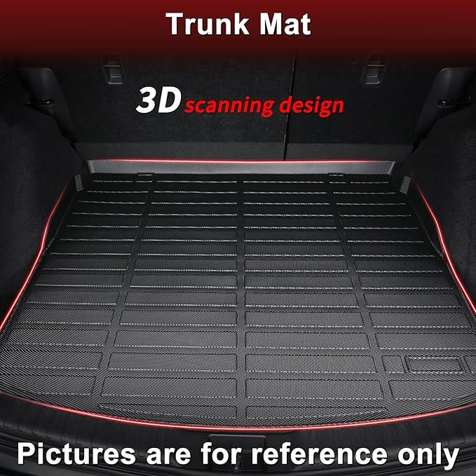 Wayhigh-All Weather Floor Mats and Cargo Liners Set Fit for Mazda CX-50 Hybrid 2025 TPE Car Mats Waterproof Anti-Slip Rubber Trunk Liners CX-50 Accessories