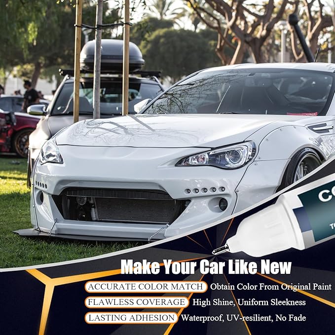 Magnetite Gray Metallic(P8Y) Touch Up Paint Compatible with SUBARU, Car Paint Pen Scratch Repair Two-In-One Touch Up Paint, Premium Car Scratch Remover for Deep Scratches