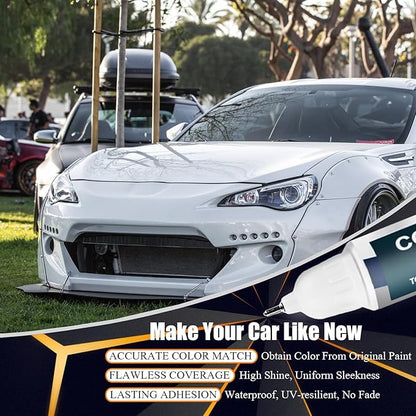 Magnetite Gray Metallic(P8Y) Touch Up Paint Compatible with SUBARU, Car Paint Pen Scratch Repair Two-In-One Touch Up Paint, Premium Car Scratch Remover for Deep Scratches