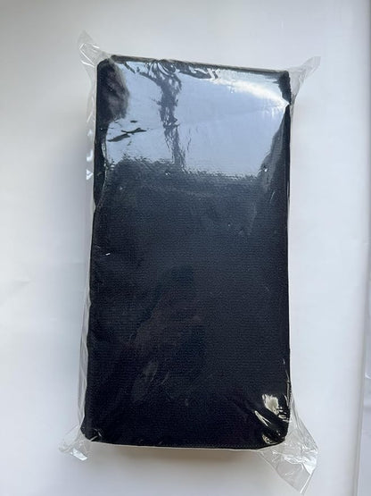 Microfiber Cleaning Cloth-24Pcs (13x13 inch) Ultra Soft Highly Absorbent Rags for Housekeeping-Machine Wash (Black)