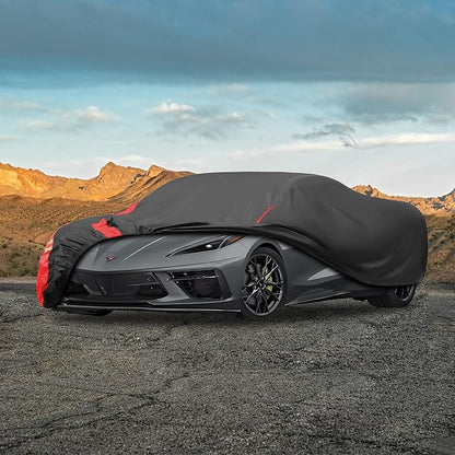 Car Cover Automobiles Waterproof All Weather for for Sports Coupe Fit Coupe Buick Lesabre,Cadillac de Ville/Eldorado,Chevrolet El Camino/Impala,Dodge Charger etc.(See Size Chart)