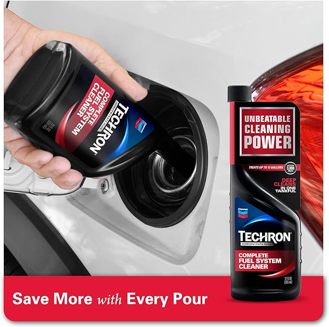 Chevron Techron Concentrate Plus Fuel System Cleaner, 20 oz., Pack of 1