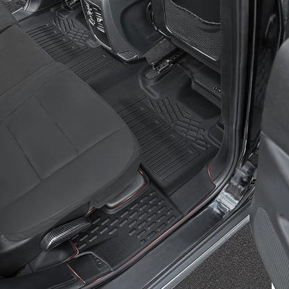 Floor Mats for 2016-2024 2025 Dodge Durango 7-seat, All Weather TPE Cargo Liner Cargo Mat and 3rd Row Backrest Mats for RT/GT Durango Accessories