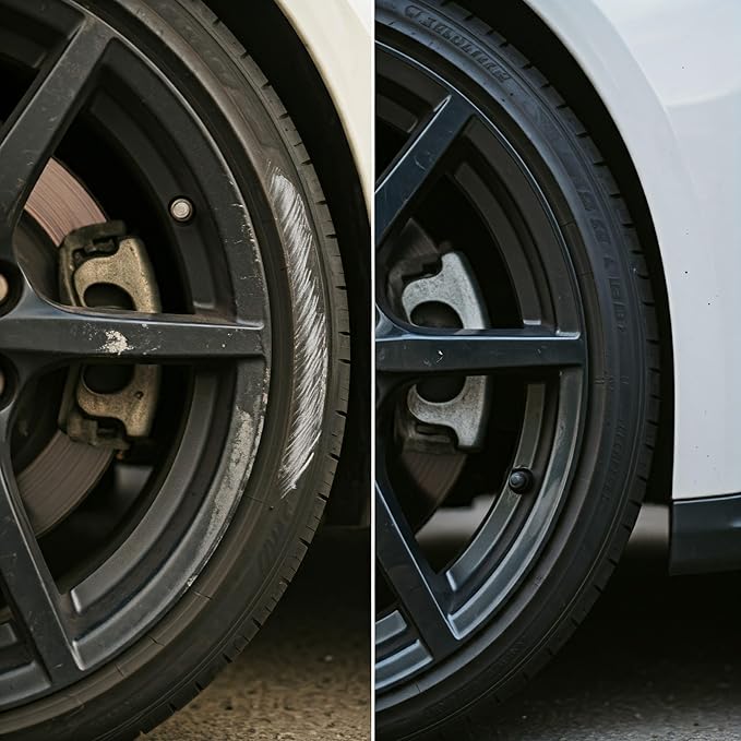 Gray Rim Touch Up Paint, Car Wheel Scratch Repair, Wheel Touch Up Paint Pen, curb rash repair, curb rim repair, Rim Alloy Gray Wheel Paint (Anthracite Pen Only)