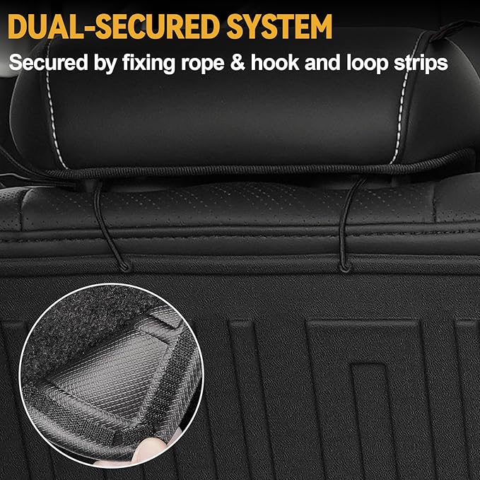 Floor Mats Set for Buick Envision 2021-2025 Accessories, Full Coverage All Weather Floor Mats Cargo Mat with Backrest Protectors & Door Sill Guards