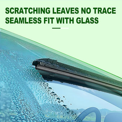 QUALITY 19in + 19in Premium All-Season Windshield Wiper Blades for Original Equipment Replacement(Set of 2)