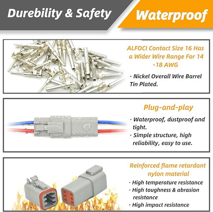 DT Kit for Car Motorcycle Boat (6PIN 6SET)