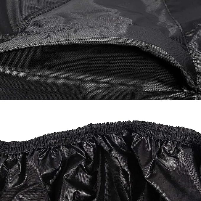 UTV Cover 4-6 Seater Waterproof Heavy Duty Black Oxford Cloth Protection Covers UTV Accessories for Polaris RZR Can-Am Defender All Weather Side by Side Cover