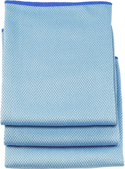 Unger Professional 18” x 18” Large Professional-Grade Microfiber Cloth Towels, 3 Pack, Multi-Purpose Wet and Dry Cleaning Cloths for Kitchen, Bath, Auto, Appliances, Car Supplies