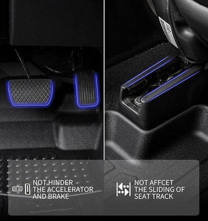 KELCSEECS Floor Mats Fits for 2026 2025 2024 2023 2022 Honda Civic Sedan Hatchback Si Sedan (Include 2nd Row with USB Port) All Weather Car Mats Honda Civic Floor Mats Accessories Black