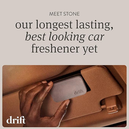 Drift Car Air Freshener - Stone Air Freshener - Car Odor Eliminator - Grove Scent Starter Kit