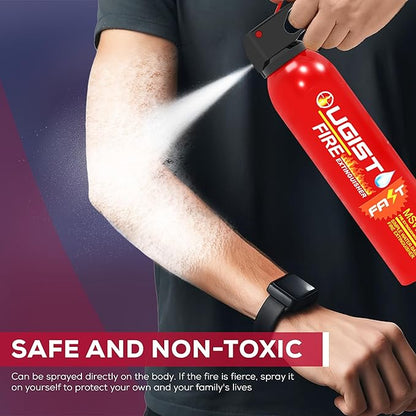 Fire Extinguisher for Vehicle & Home 620ml 4 Count, Car Fire Extinquishers, Prevent Re-lgnition, Best Suitable for Kitchen,The House Car Truck Boat Water-Based Mini Fire Extinguishers