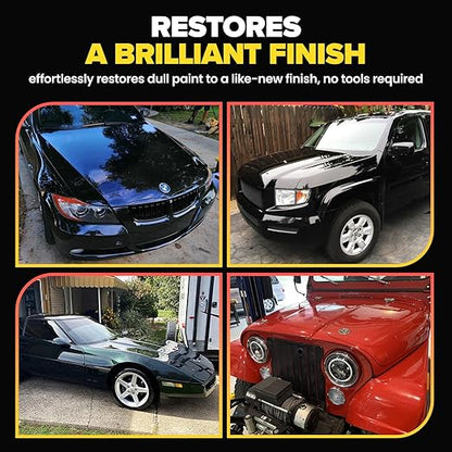 Carfidant Scratch & Swirl Remover - Polishing, Rubbing & Buffing Compound for Car Paint Repair - Restores Shine & Enhances Gloss, 16.9 fl oz