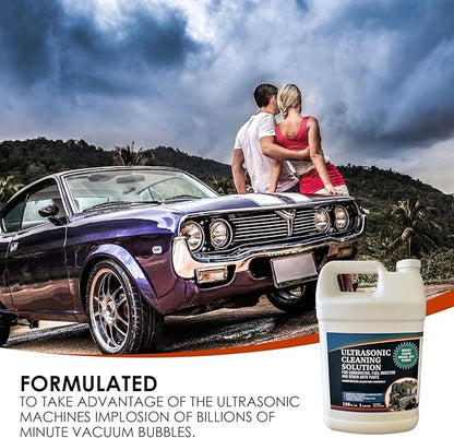 NORTHWEST ENTERPRISES Ultrasonic Cleaner Solution for Carburetors and Engine Parts. Concentrated Washing Compound for use in Ultrasonic Machines and Immersion Washers - Automotive Fluid (1 Gallon)