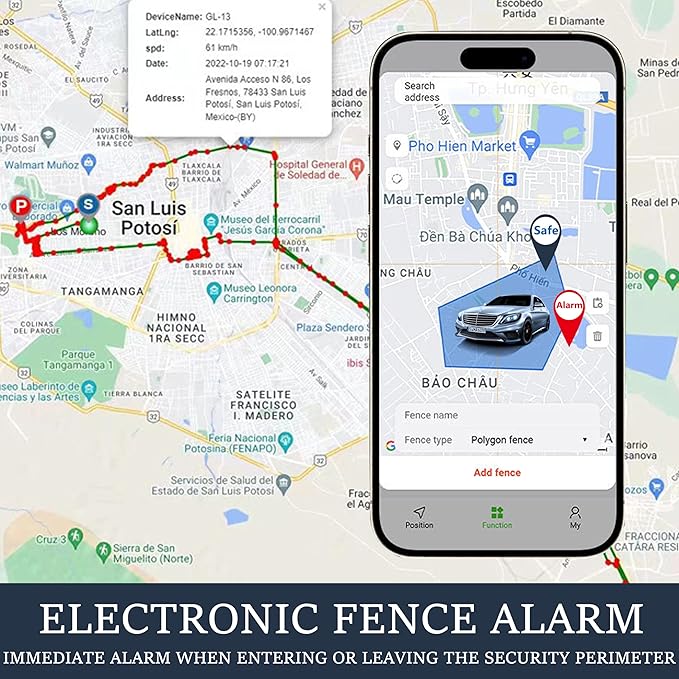 Magnetic GPS Tracker for Vehicles, Pets, & Family – Waterproof Covert Real-Time Locator – No Subscription, No Monthly Fee – Global Coverage, No Delay