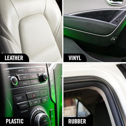 Turtle Wax 53787 Hybrid Solutions Ceramic Graphene Inside Job, Interior Car Cleaner and Protectant, Odor Eliminator, Works on Leather, Vinyl, Plastic, Rubber and More, 16 fl oz. (Pack of 1)
