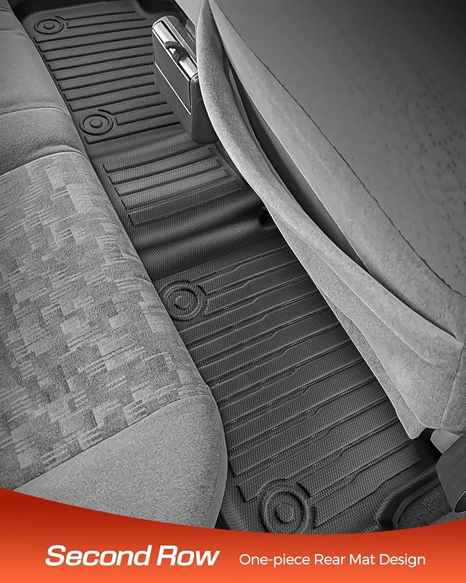 Car Floor Mats for Toyota Corolla: 2009-2013 Cargo Liner, All Weather Car Mats Trunk Accessories Custom Fit for Corolla 2009 2010 2011 2012 2013, TPE Rubber Carpet for Corolla 10th Gen Tech Black 4PCS