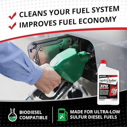 Opti-Lube XPD All-Season Diesel Fuel Additive - Quarts (1 Quart (Treats 128 Gallons))