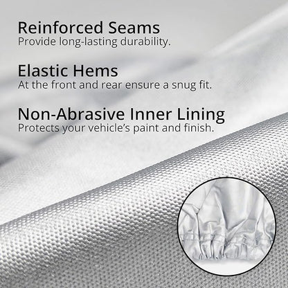 Car Covers Weatherproof Max Car Cover & Warranty Compatible with Chevrolet 2005-2013 Corvette – Outdoor Cover Theft Cable Lock Car Accessories Better Than Waterproof