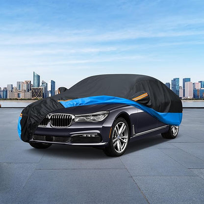 Car Cover Waterproof All Weather Outdoor Windproof Dustproof UV Protection Fit Sedan Audi A7,Buick Century,Honda Accord,Chevrolet ss