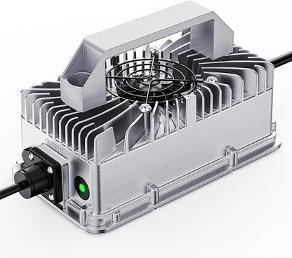 12V 30A LiFePO4 Battery Charger, PowerUrus 12V Lithium LiFePO4 Battery Charger 14.6V Lithium Battery Chargers, 30A Smart Battery Maintainer, Designed for 12v LiFepO4 Deep Cycle Rechargeable Batteries