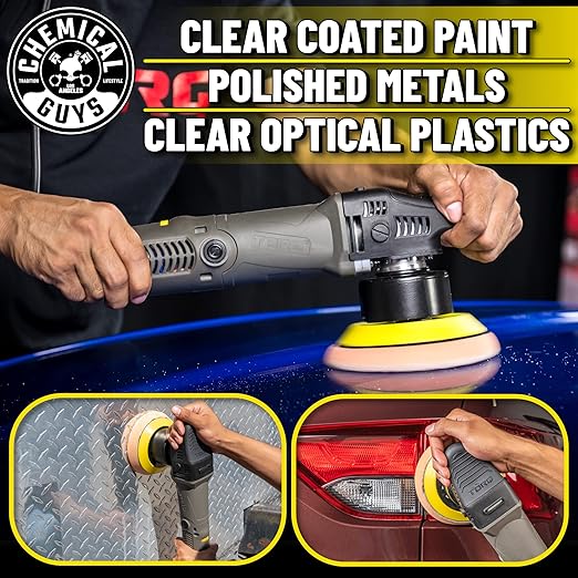 Chemical Guys HOL351 TORQX Random Orbital Polisher Complete Detailing Kit with Arsenal Range Polisher Bag - 13 Items
