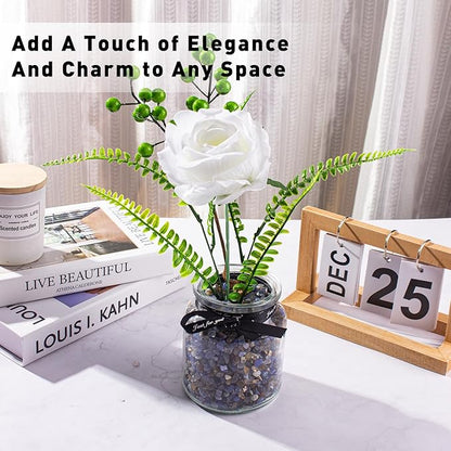 0.88 Lb Crystal Chips Stones Tumbled Crushed Stone Blue Agate, Irregular Shaped Gemstone Pebbles Gravel Rocks for Vase Fillers, Aquarium Gravel Rocks and Home Decoration