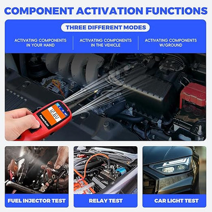 Autel PowerScan PS100 Circuit Tester, 12V 24V Automotive Electrical Tester, Circuit Breaker Finder, AC/DC/Continuity/Signal Test, Component Activation, Power Circuit Probe Kit with 40ft Cable