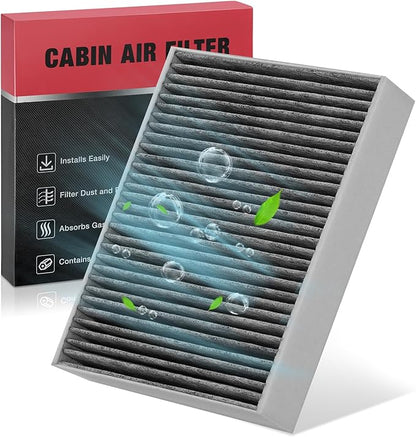BDFHYK Cabin Air Filter with Activated Carbon Compatible with BMW 230i, 228i, 320i, 328d, 330i, 340i, 335i, 428i, 430i, 440i, 330i xDrive, 440i xDrive, 430i Gran Coupe, M2, M3, M3, M4, ActiveHybrid 3